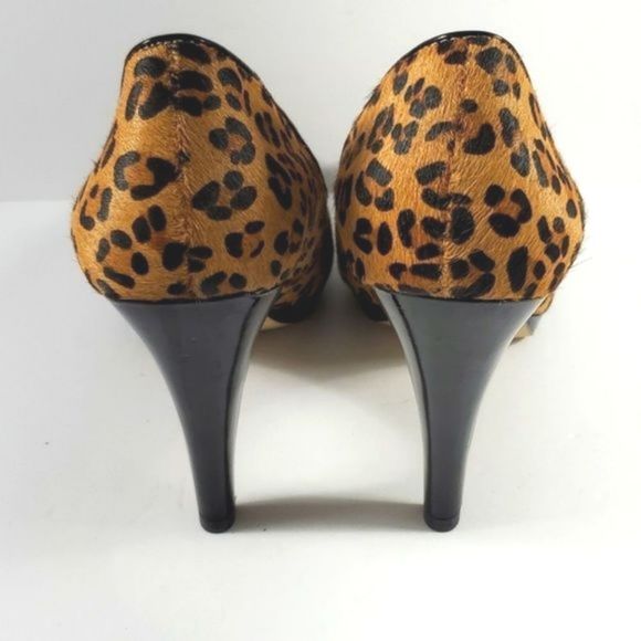 FRANCO SARTO Leopard Print Heels. SIZE 9M. S968 - Picture 5 of 10